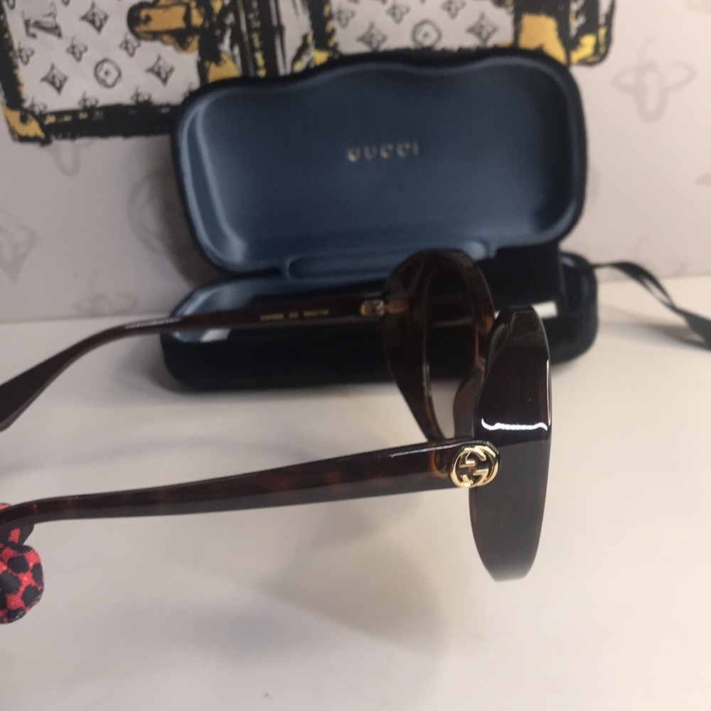 New Authentic Gucci Brown Sunglasses GG0368s 002 - Picture 11 of 13